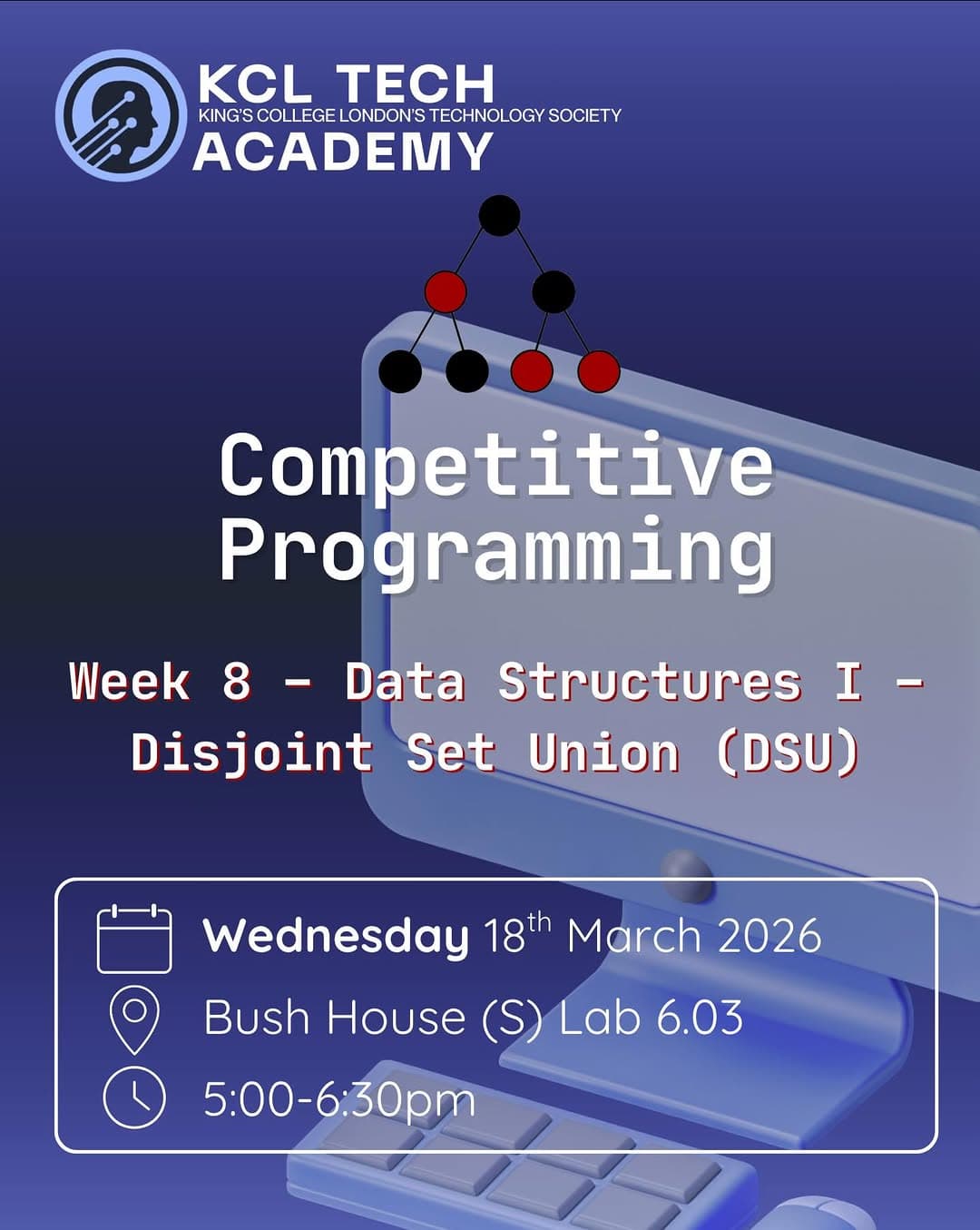 KCPC Week 8 – Data Structures I – Disjoint Set Union (DSU)